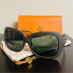 Tory Burch Gunmetal Sunglasses